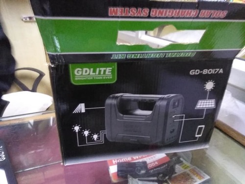 Black Solar Home Lighting System