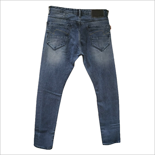 ब्लू पुरुषों के लिए रेगुलर फिट जींस
