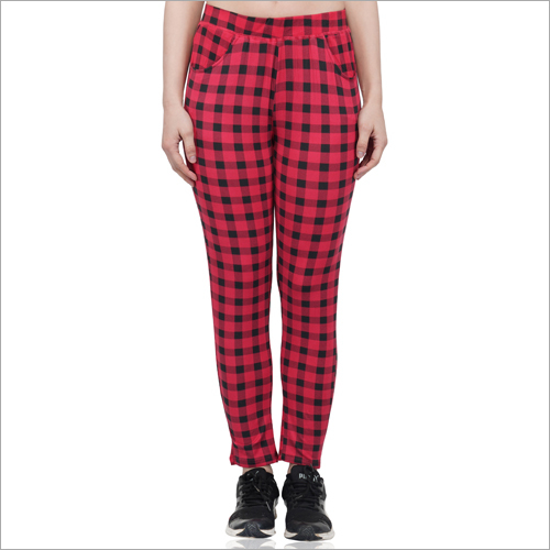 Red & Black Ladies Jegging