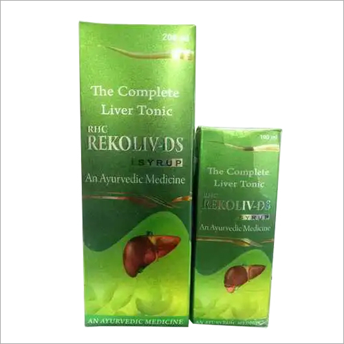 Rekoliv-DS Herbal Liver Tonic Syrup - Complete Liver Care Formula, All Natural Ingredients, Ideal for Adults, Pre-Meal Consumption