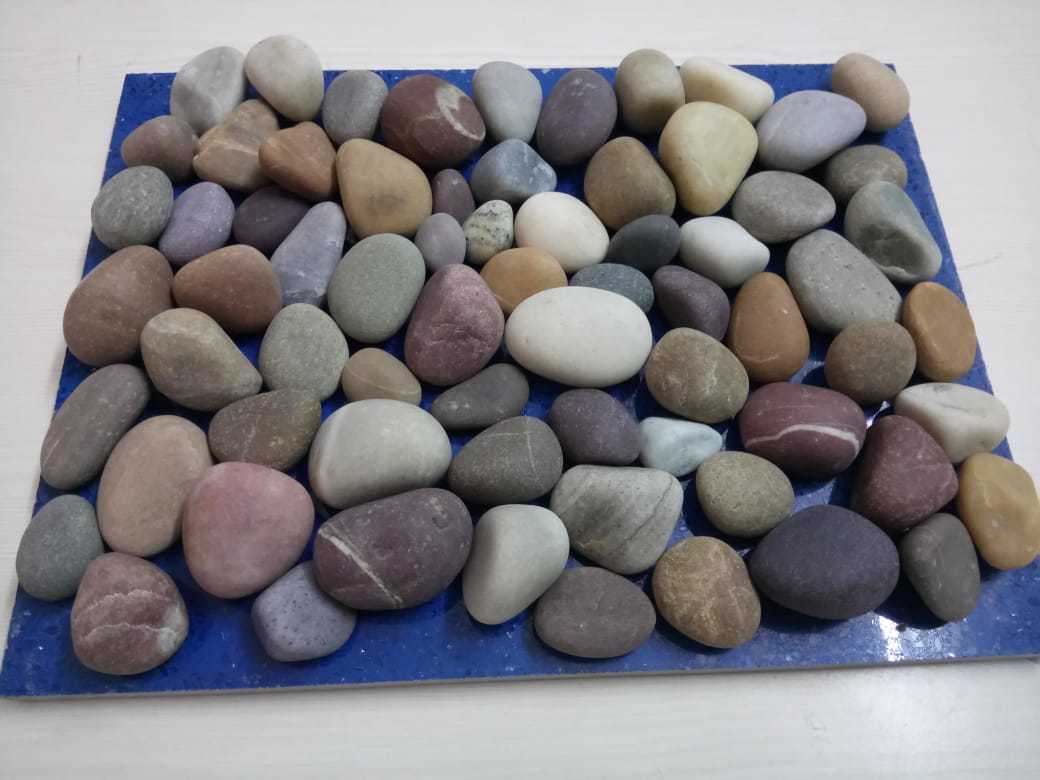 Manufacturer Of Decor Landscaping Mix Color Polished Pebbles Stone Rocks - Artificial Stone Type: Solid Surface