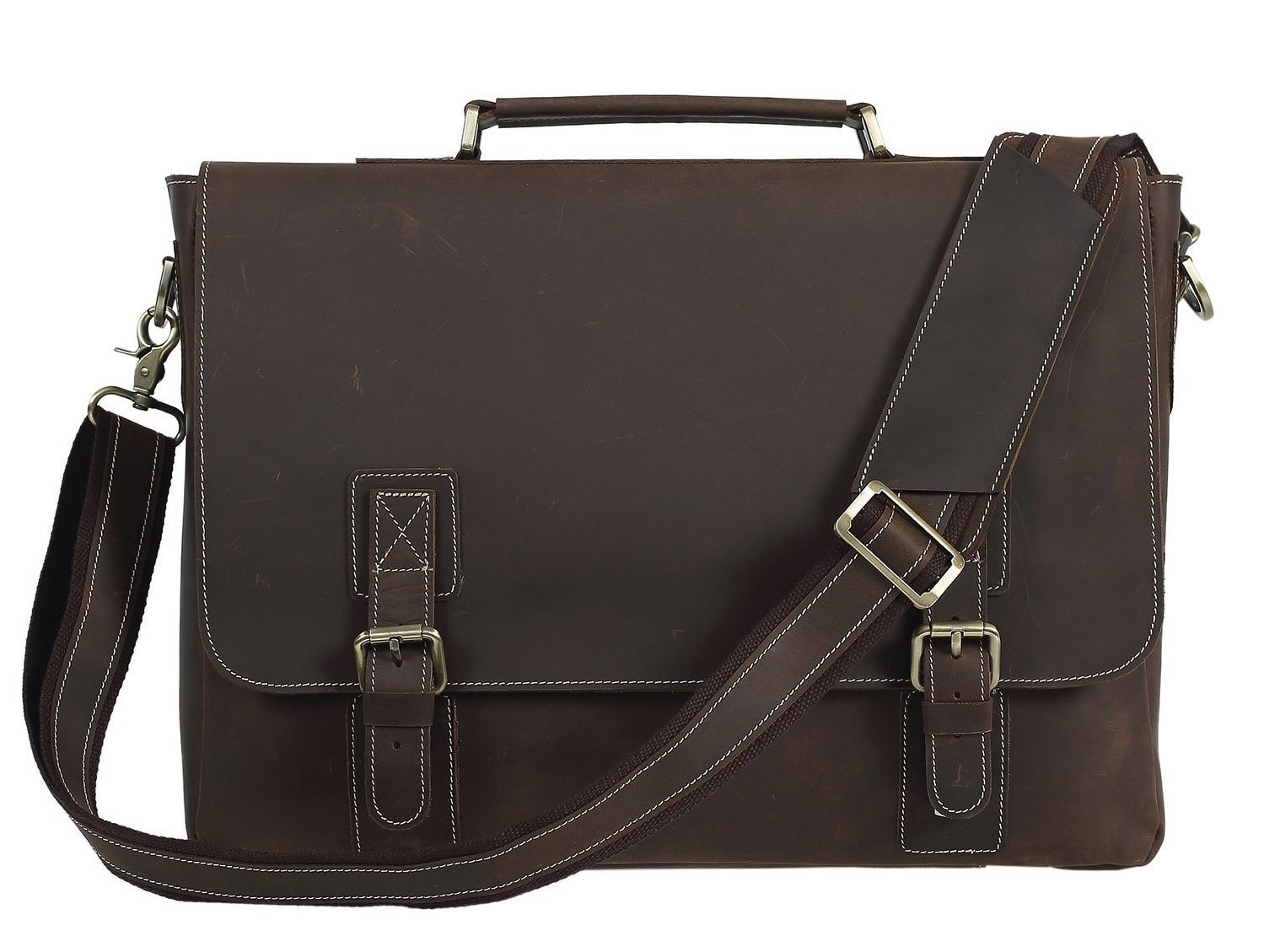 Leather Bags - Leather & Leatherette, Multifunctional With Ample Pockets For Laptops | All Colors, Sizes, And Styles Available