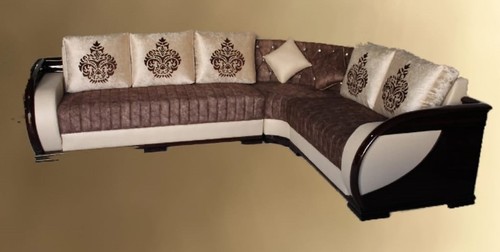 Handmade Modern Corner L Shape Sofa Set