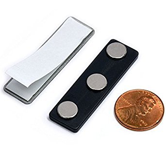 Badges And Magnets - Metal Magnetic Name Badges | Customizable Logo, Various Sizes And Colors, Adaptable Backing Options, Easy-load Design