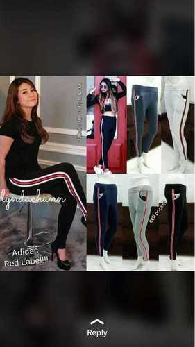 Ladies Jeggings - Imported Stretchable Cotton, Fancy Side Patti Design, Fits 28-34 Waist, All Season Breathable Washable