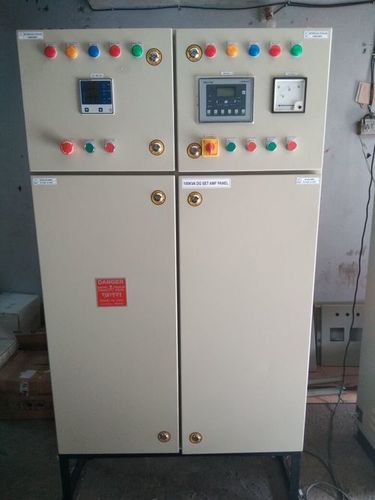 DG Control Panel - Metal Base, 440 Volt Voltage | PVC Cover, 50 MHz Frequency, White Powder Coated Finish, 1-Year Warranty