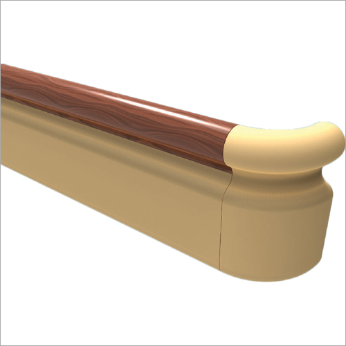 Wall Guard - Rubber Material, Polished Finish, Timber Frame | High Impact Resistance, Easy Installation, Custom Designs
