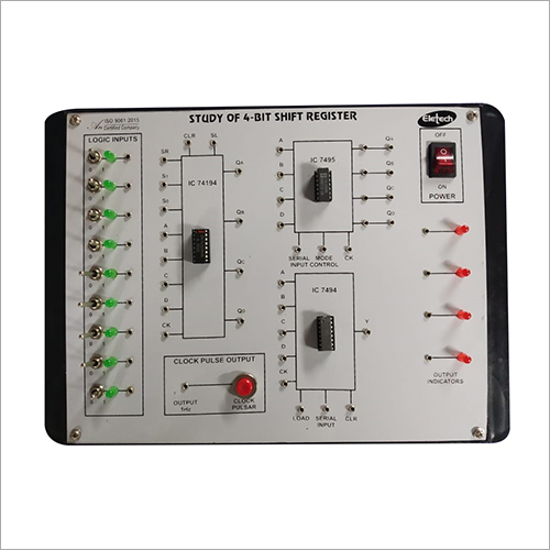 Metal 4 Bit Shift Register Lab Instrument