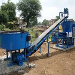 Fly Ash Brick Making Machine - Ms Steel & Ss Steel, Customized Dimensions, Blue Color, High Durability, User-friendly Design