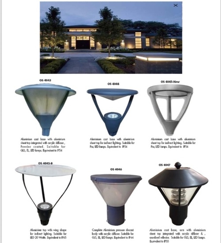 LED Gate Lights - Metal, Round, Multi Color | Modern Electric Design for Enhanced Visual Appeal