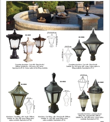 LED Gate Lights - Metal, Round, Rectangle & Square | Multi-Color Electric Lighting, Modern Style for Enhanced Outdoor Aesthetics