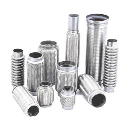 SS Flexible Bellows - Stainless Steel, 3/4 Inch Size | Round Head Code, Polished Surface Treatment, Ideal for Hydraulics and Exhaust Systems