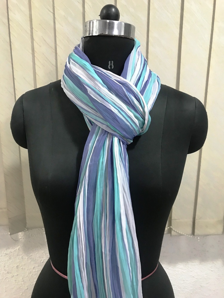 Pleated Scarves