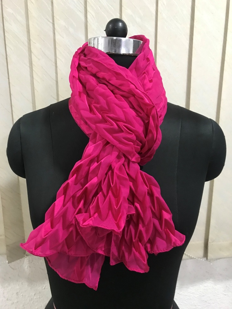Pleated Scarves
