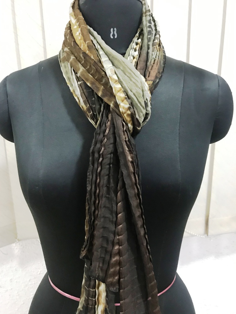 Pleated Scarves