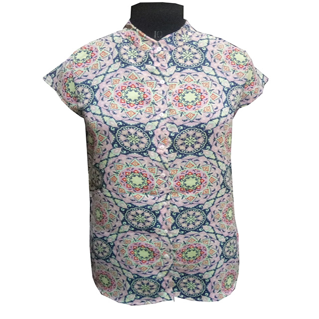 Ladies Designer Tunics - Polyester Blend Sizes S To Xl Burgundy Color Excellent Quality Packaged In Single Poly Bags