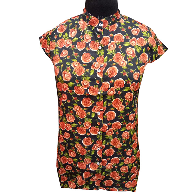 Ladies Designer Tunics - Polyester Blend Sizes S To Xl Burgundy Color Excellent Quality Packaged In Single Poly Bags