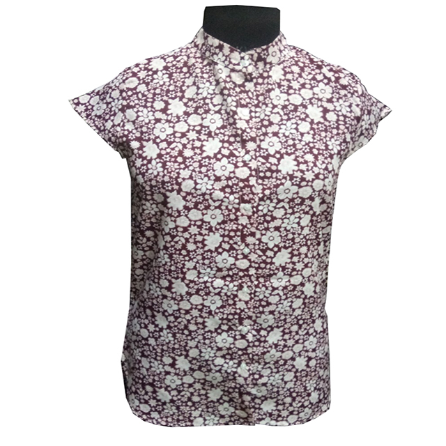 Ladies Designer Tunic - Polyester Blend, S To Xl Sizes, Purple Color, Excellent Quality, Single Pcs In Poly Bag Packaging