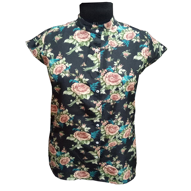 Ladies Designer Tunic - Polyester Blend, S To Xl Sizes, Purple Color, Excellent Quality, Single Pcs In Poly Bag Packaging