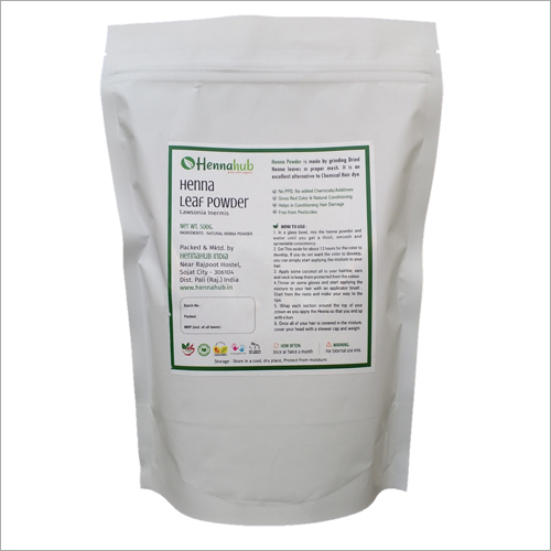 Mehndi Powder Direction: External Use Only