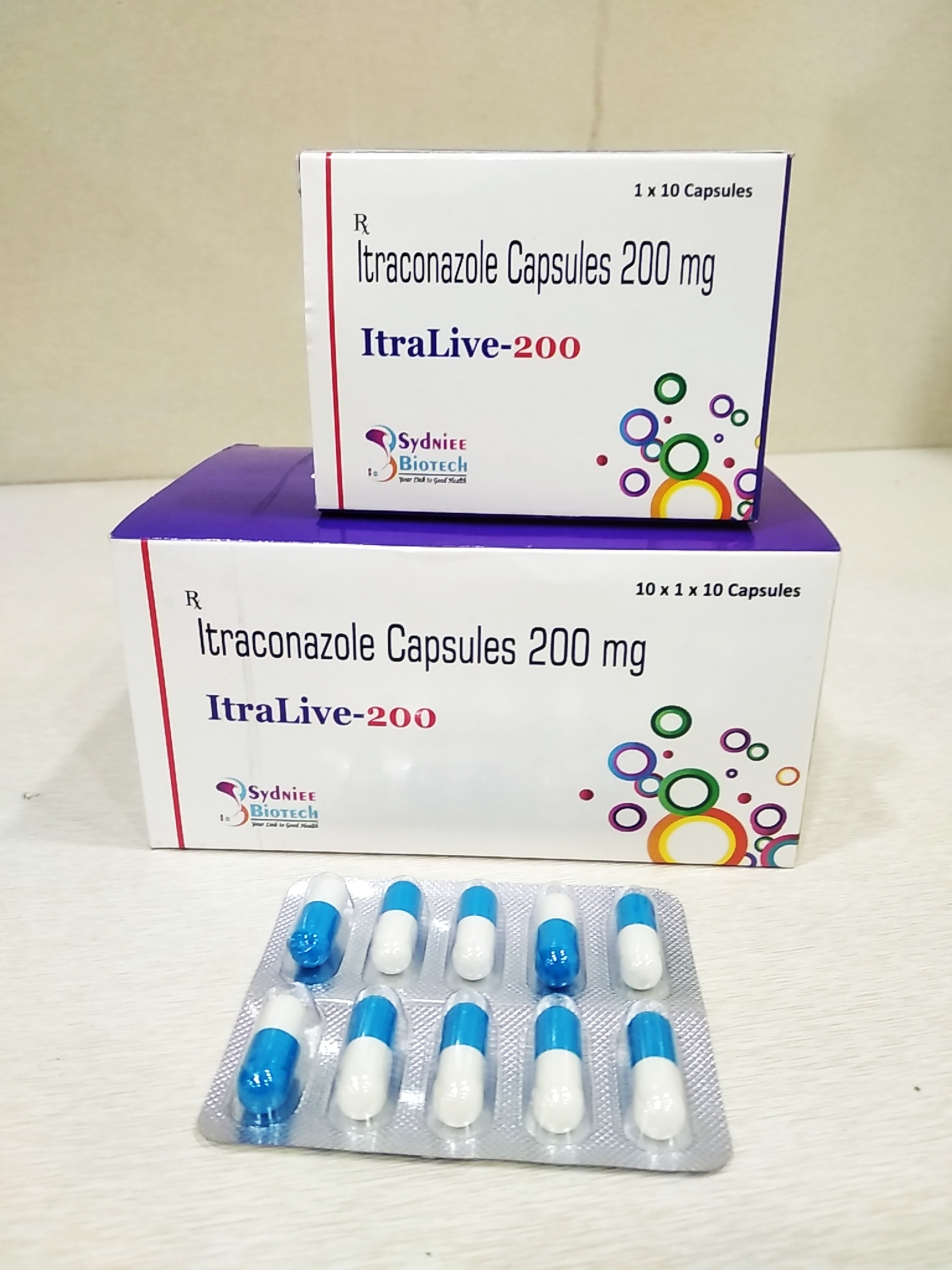 Itraconazole Capsule - 100mg & 200mg Dosage | Broad-spectrum Antifungal Treatment For Fungal Infections, Suitable For All Ages