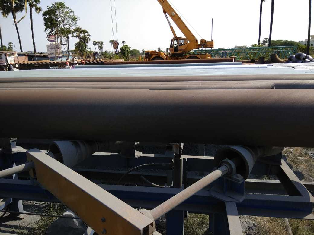 Pipe Shot Blasting Machine - Automatic Operation, Electric Power Source, 8 Bar Pressure | Hassle-free, User-friendly, Low Power Consumption, Customizable Design