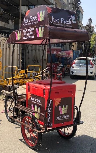 Plastic Box Ice Cream Trolley