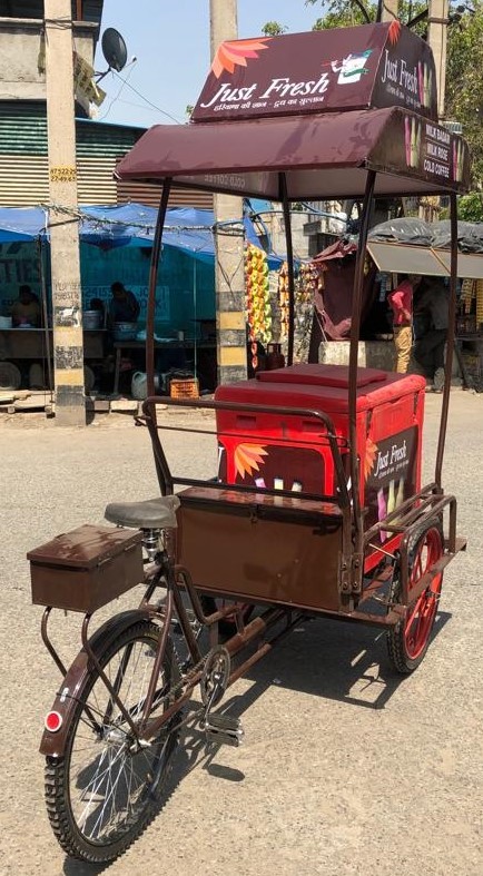 Plastic Box Ice Cream Trolley