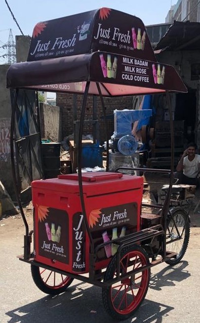Plastic Box Ice Cream Trolley