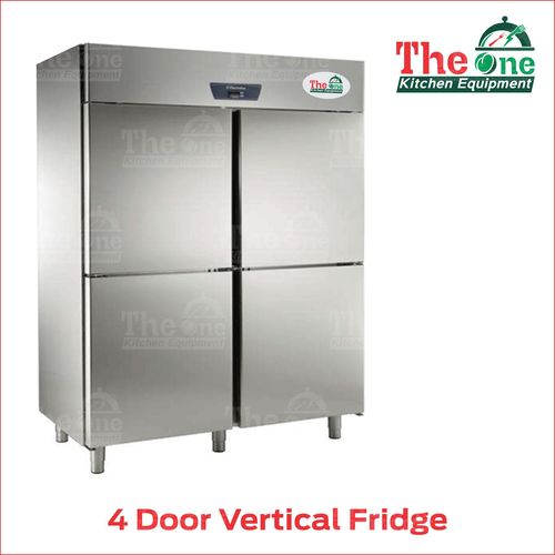 4 Door Vertical Fridge Capacity: 690L Kg/Hr