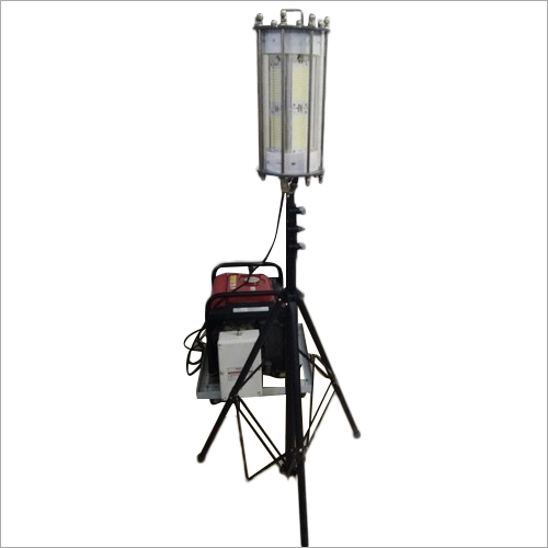 Telescopic Inflatable Emergency Lighting System - Anodized Aluminium, Ip68 Waterproof, 100-120 Lumens/watt, 50000 Hour Lifespan, Puncture Proof, Reusable, White Color, Industrial Use, 1 Year Warranty