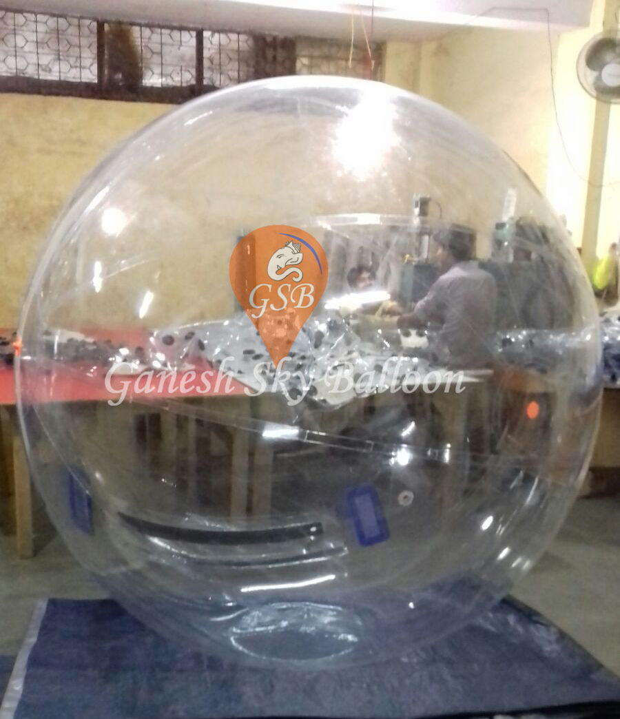 White Zorbing Ball
