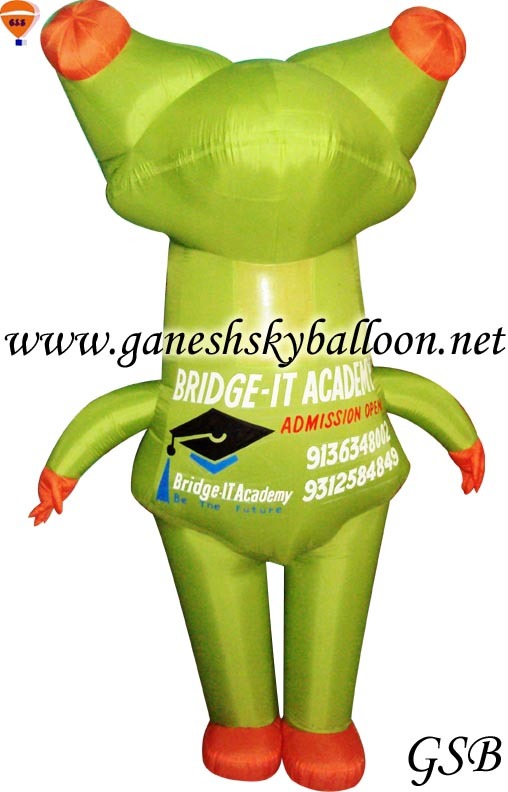 Yellow Inflatable Cartoon Character
