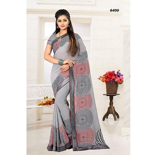 Available In 8 Colors Party Wear Saree