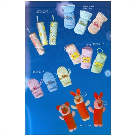 बेबी बॉटल वेलवेट कवर