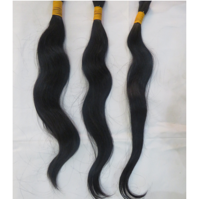 Bulk Indian Remy Human Hair - 8-32 Cm Length | Virgin, Single Drawn, 1 Kg Packing Direct From Temples