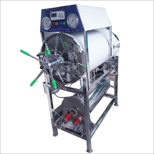 Silver Horizontal Autoclave