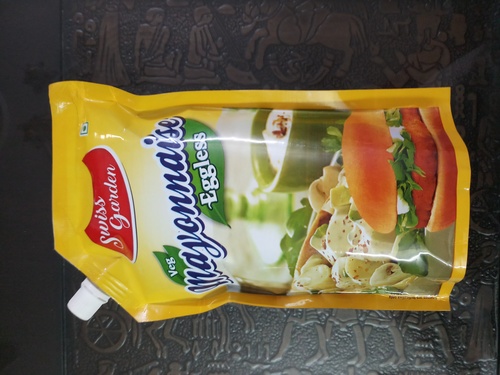 Doy Pack Pouch - Customized Size, Opaque Finish | Good Quality Plastic Construction, Vibrant Yellow Color