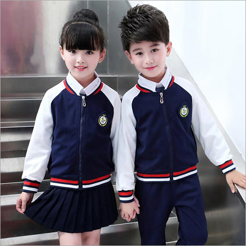Kids Primary School Uniform - Cotton Fabric, Customized Sizes & Colors | V Neck, Anti-Wrinkle, Non-Toxic, Quick Dry, Washable, Comfortable Fit