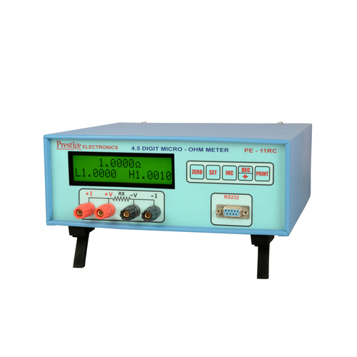 Micro-Ohm Meter Model No - Pe - 11Rc Dimension(L*W*H): 231X97X260 Millimeter (Mm)