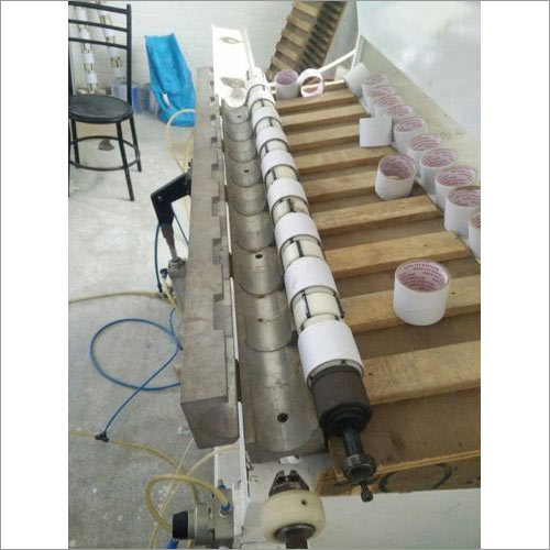 Semi Automatic Paper Core Loader Machine - Color: White
