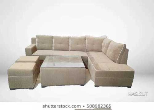 Handmade Antique Corner L Shape Sofa Set