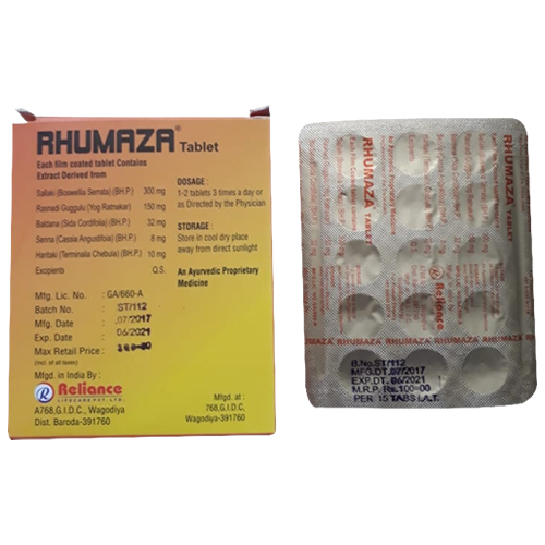Herbal Medicine Rhumanza Tablet