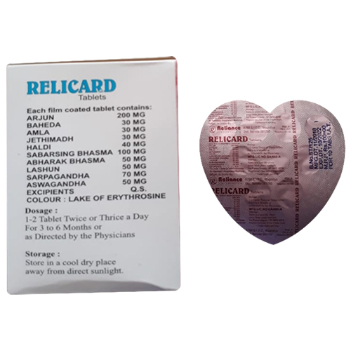 Herbal Medicine Relicard Tablet