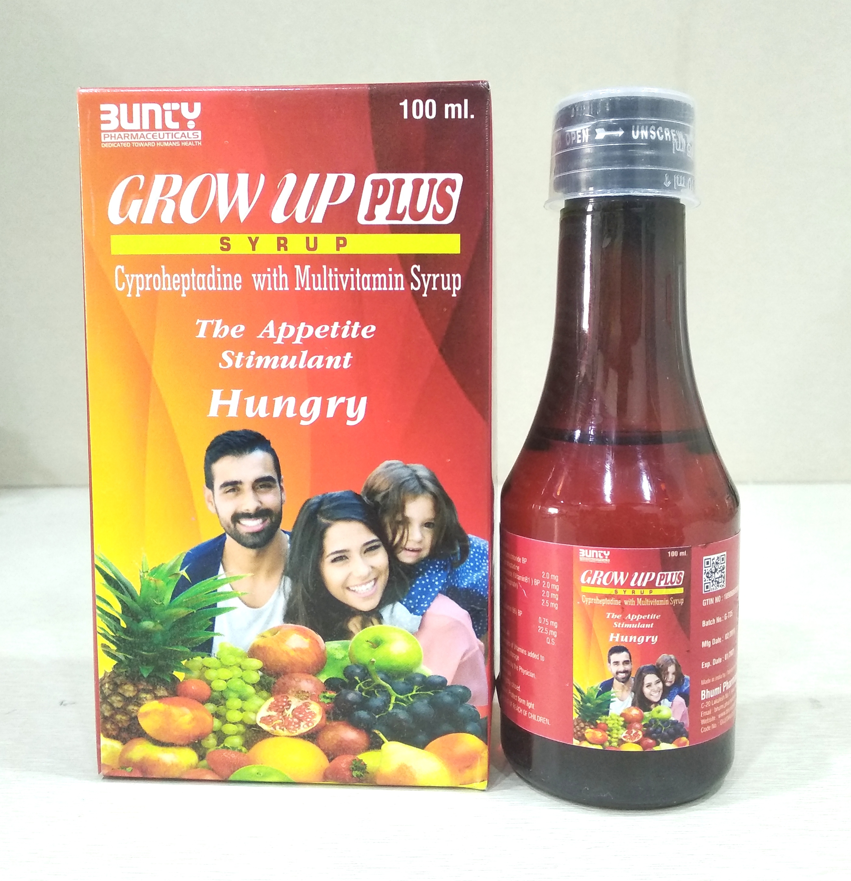 Cyproheptadine Hcl And Vitamins Syrup Liquid