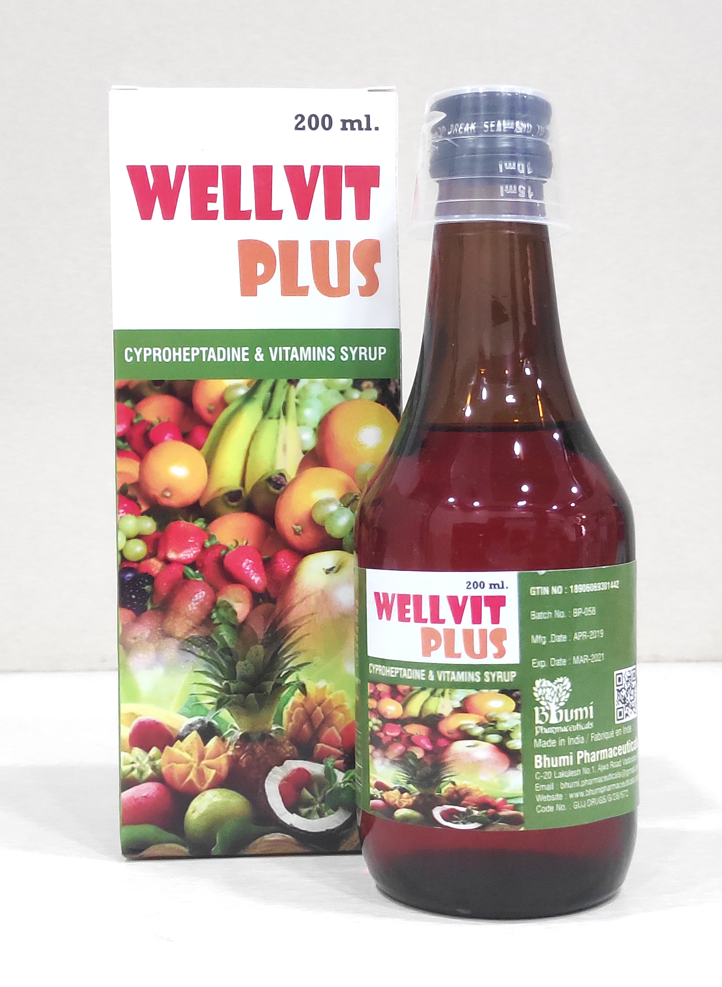 Cyproheptadine Hcl And Vitamins Syrup Liquid