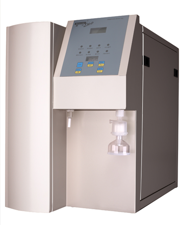 Lab Water Purification System - 550 mm Width, 10 L/h Production Rate | Fully Automatic, Digital Control, Closed Bagtank for Contamination Protection