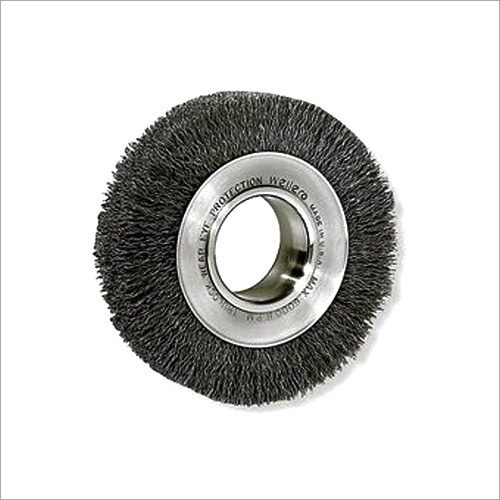 Wire Wheel Brush - Stainless Steel, Nylon & Brass Materials | 2' to 24' Diameter, 5500 RPM Maximum, Ideal for Cleaning & Polishing