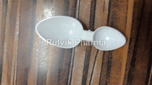 5 ML 2.5 ML Spoon - Rigid Plastic, 5 ML & 2.5 ML Sizing | Durable Design for Multiple Measurement Needs