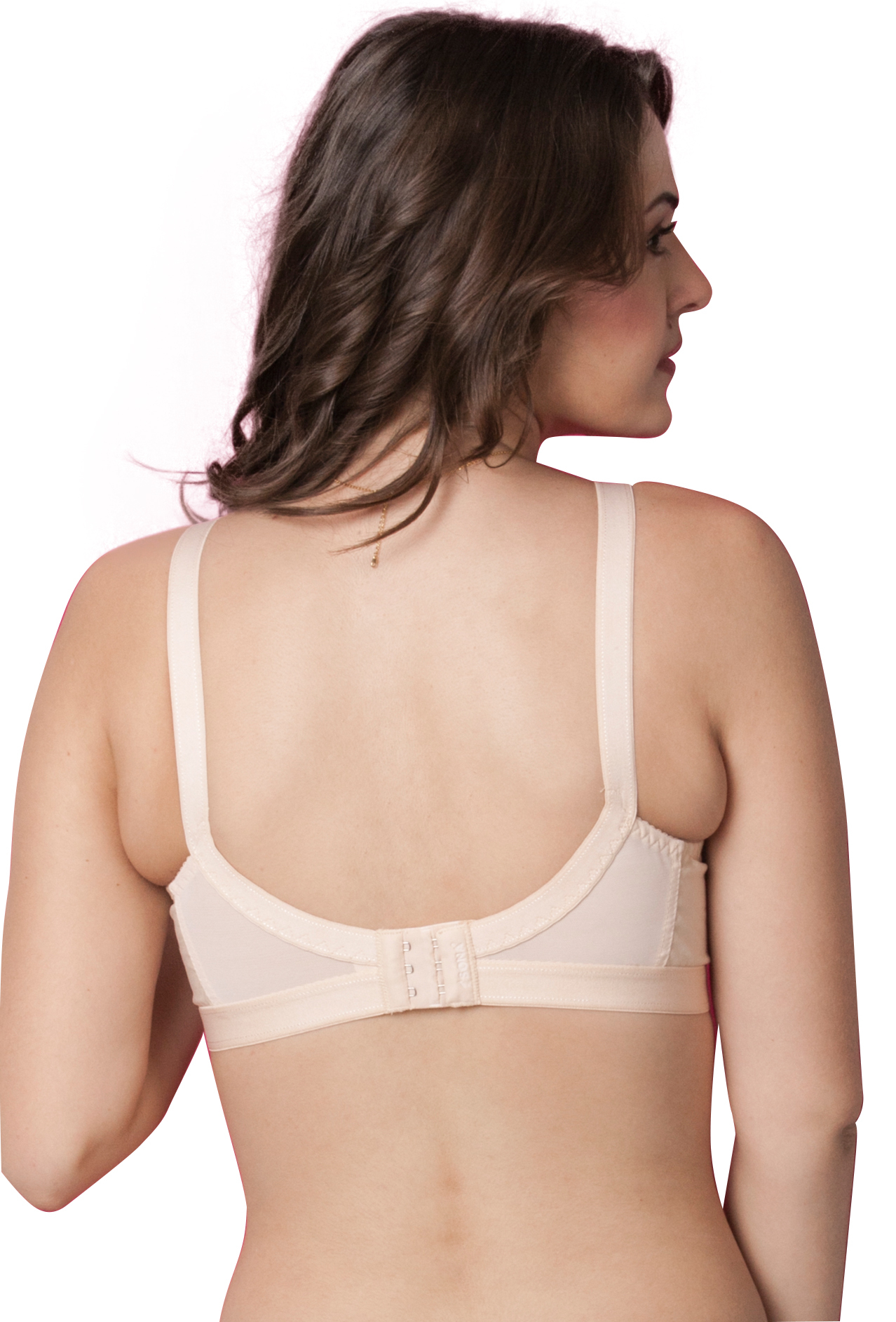 Sl-cross Fit - Cotton Blend 80%, Size 76-117, Colors: White, Black, Skin | Non Wired, Sweat Absorbent, Double Layer Under Panel, Adjustable Straps, Perfect Fit